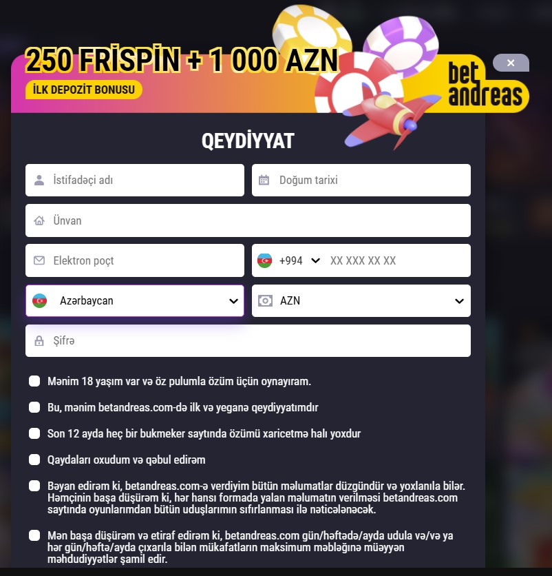 Betandreas Canlı Kazinoda Necə Oynamağa Başlayım?